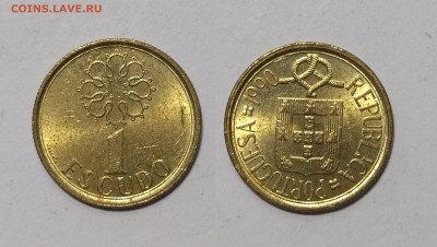 Португалия 1 эскудо 1990 года - 19.03 - IMG_20240316_115359
