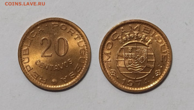 Португальский Мозамбик 20 сентавос 1974 года - 19.03 - IMG_20240316_115517