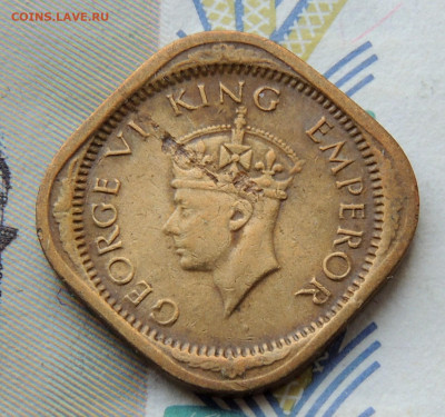 Британская Индия ½ анна 1943 до 24.03.2024 - Британская ½ анна .JPG