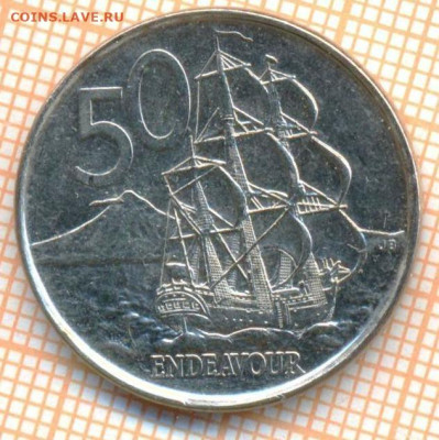 Новая Зеландия 50 центов 2006 г., до 24.03.2024 г. в 22.00 п - Новая Зеландия 50 центов 2006 380