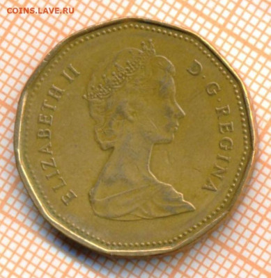 Канада 1 доллар 1989 г., до 24.03.2024 г. в 22.00 по Москве - Канада 1 доллар 1989 430а