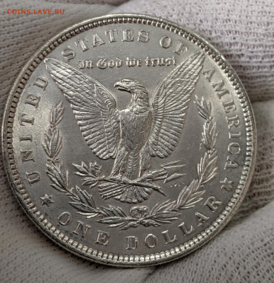 1 Доллар США 1889 (Морган) UNC до 21.03.2024 с 200 руб. - 3
