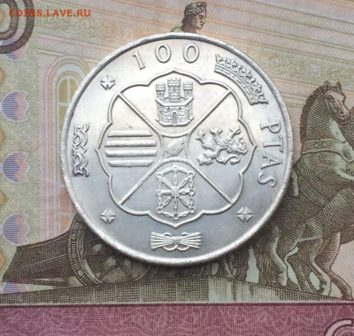 Испания 100 песет 1966 год. Франсиско Франко. 21.03 - 78