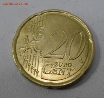 20 евроцентов 2022 год Испания UNC до21.03 - SAM_1974.JPG