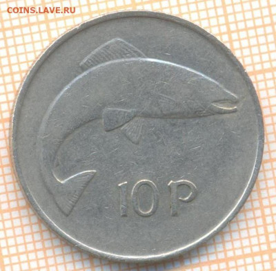 Ирландия 10 пенсов 1980 г., до 26.03.2024 г. в 22.00 по Моск - Ирландия 10 пенсов 1980 401а