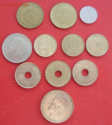 Испания 11 штук. 1966-1999. - Испания 11 штук - 2
