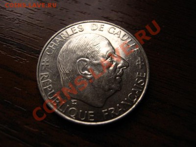 Франция 1 франк 1988 Шарль де Голль до 17.01.12 в 21.00 М - IMG_2230