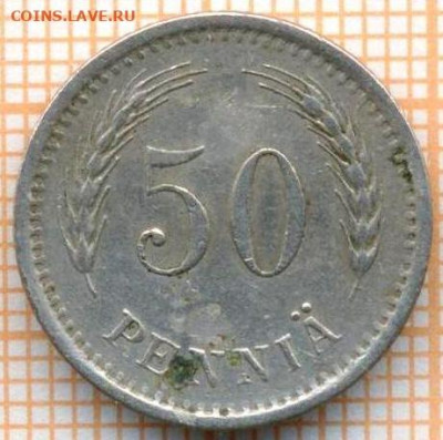 Финляндия 50 пенни 1923 г. , до 27.03.2024 г. в 22.00 по Мос - Финляндия 50 пенни 1923 514а