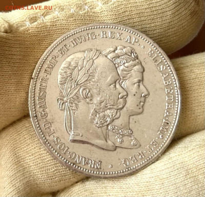 2 флорина 1879 Свадебный Австро-Венгрия до23.03.2024 в22-00 - IMG_1664