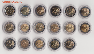 Оценка. Римский договор 2007 г. 2 Евро - 16 шт. - 1