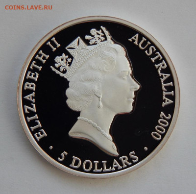 5 долларов 2000 года Акулы. Олимпийские игры 2000г в Сиднее. - DSCN7159.JPG