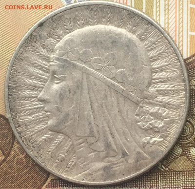 Польша 5 злотых Ядвига 1934(2) с 200 руб до 26.03.2024 в 22. - 2.JPG