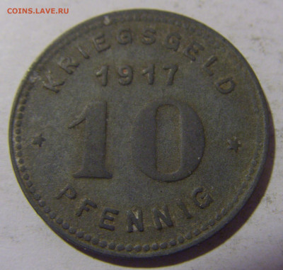 Нотгельд 10 пф 1917 Виттен №1 29.03.2024 22:00 МСК - CIMG2459.JPG