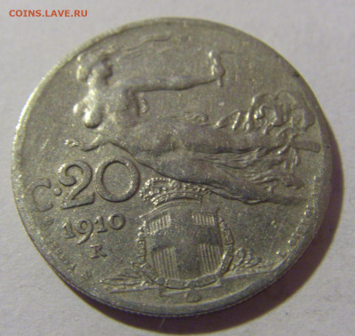 20 чентезимо 1910 Италия №3 29.03.2024 22:00 МСК - CIMG8239.JPG