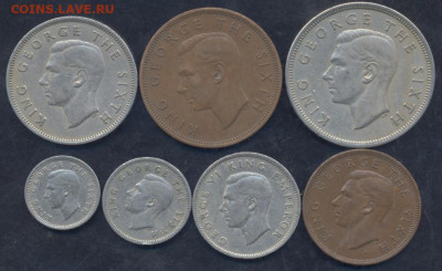 2 пенни- полукрона 1947-1952 г.г. - Георг Шестой1