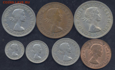 2 пенни- полукрона 1958-1965 г.г. - Елизавета Вторая1