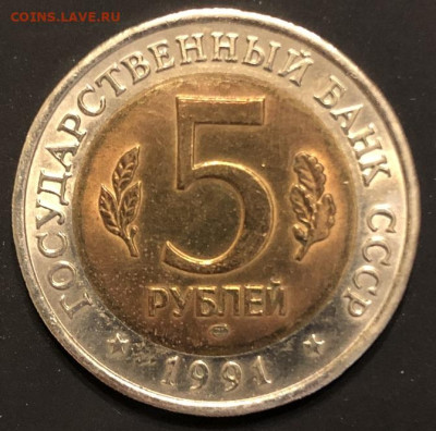 5 Рублей Винторогий Козёл, Красная книга, БиМ 1991 - IMG_0809