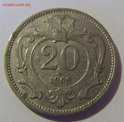 20 геллеров 1908 Австрия №1 29.03.2024 22:00 МСК - CIMG2832.JPG