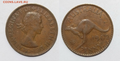 Австралия 1 пенни 1962 года Елизавета II - 26.03 - IMG_20240317_110912