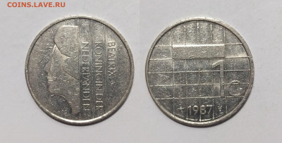 Нидерланды 1 гульден 1987 г Беатрикс - 26.03 - IMG_20240317_110418