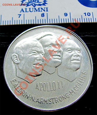 F96 Жетон, космос, APOLLO-11 до 21.01 в 22°° - F96 Token Apollo_1