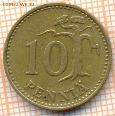 Финляндия 10 пенни 1963 г., до 31.03.2024 г. в 22.00 по Моск - Финляндия 10 пенни 1963 518а