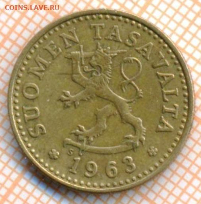 Финляндия 10 пенни 1963 г., до 31.03.2024 г. в 22.00 по Моск - Финляндия 10 пенни 1963 518