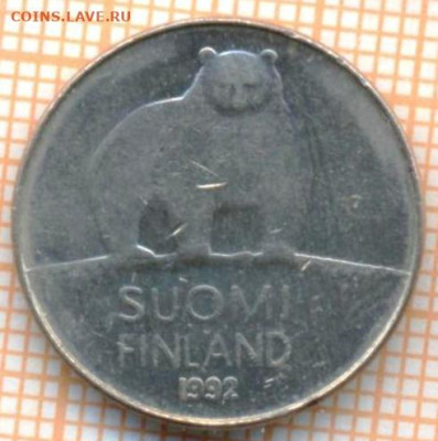 Финляндия 50 пенни 1992 г., до 31.03.2024 г. в 22.00 по Моск - Финляндия 50 пенни 1992 527