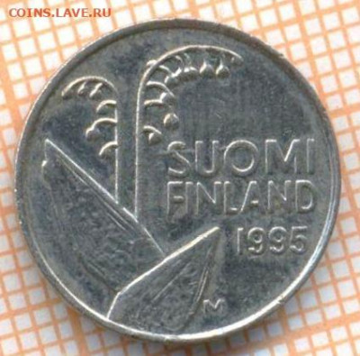 Финляндия 10 пенни 1995 г., до 31.03.2024 г. в 22.00 по Моск - Финляндия 10 пенни 1995 529