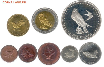 Остров Гоф 2009 8 монет - гоф р