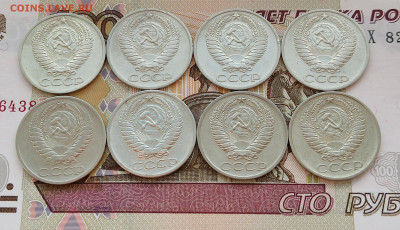 50 копеек 1964-1991 24 шт. без повторов - 50 коп 1964-74_аверсы