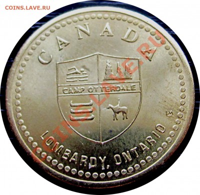 F99 Жетон Канада 1992 Lombardy, Ontario Camp до 21.01 в 22°° - F99 Token Lombardi_1