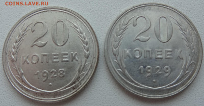 20 копеек 1928 и 1929г. на оценку. - DSC01858.JPG