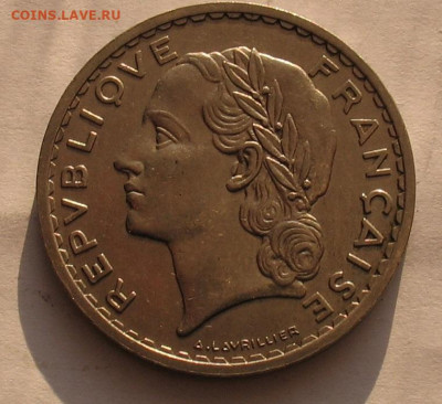 Франция 5 франков(никель)1935 до 30.03.24г. 22.00ч. - Франция 5б