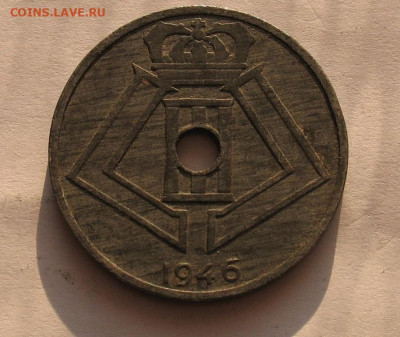 Бельгия 25 сантимов 1946 до 30.03.24г. 22.00ч. - бельгия 25