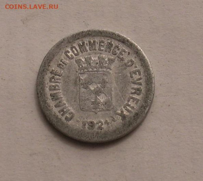 Франция Эвре 5 сантимов 1921 до 30.03.24г. 22.00ч. - Эвре
