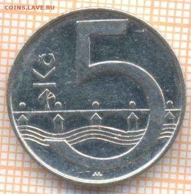 Чехия 5 крон 2008 г., до 01.04.2024 г. в 22.00 по Москве - Чехия 5 крон 2008 548а