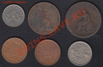 Великобритания 6 монет до 17.01.2012 21-30 - Великобритания 1