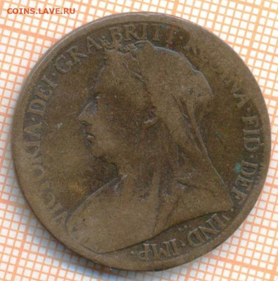 Великобритания 1 пенни 1899 г. , до 01.04.2024 г. в 22.00 по - Великобритания 1 пенни 1899 569