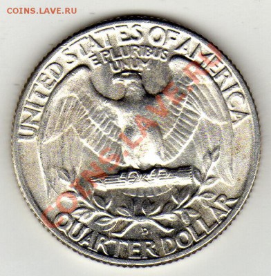 Ag США 25 ЦЕНТОВ 1962 ДО 19.01.12 В 22Ч (1326) - img172