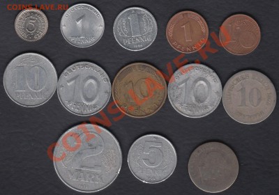 Германия 13 монет до 17.01.2012 21-30 - Германия 1