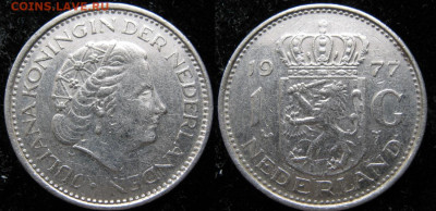 фикс Нидерланды 1 гульден 1967-80 до 31-03-24 в 22:00 - 13.77. -Нидерланды 1 гульден 1977    3445