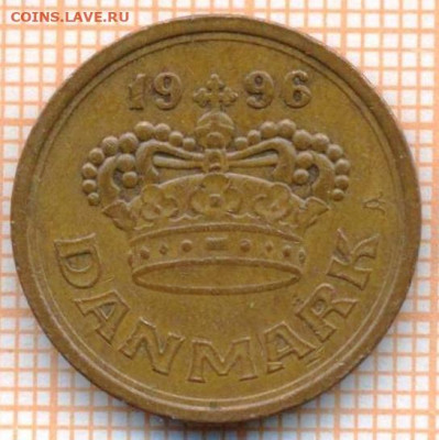 Дания 50 эре 1996 г., до 02.04.2024 г. в 22.00 по Москве - Дания 50 эре 1996 572