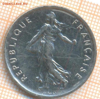 Франция 5 франков 1995 г., до 02.04.2024 г. в 22.00 по Москв - Франция 5 франков 1995 578а
