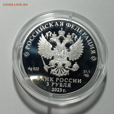 300 лет Екатеринбург 3 рубля 2023 года, короткий - IMG_20240328_160656