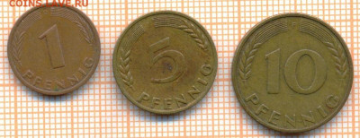 Германия 3 монеты , до 03.04.2024 г. в 22.00 по Москве - Германия 3 мон 585а