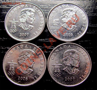 G02 Канада подборка 25¢ из обращения, 4 шт. до 21.01 в 22°° - G02 Canada 25c CIRC 4 pcs_2