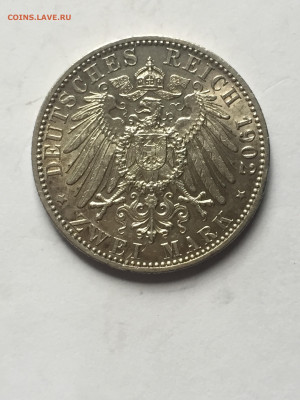 Германская империя 2 Марки 1902, до 05.04.2024 - F55C4D62-0302-4AE0-8B39-559DA583B7F1