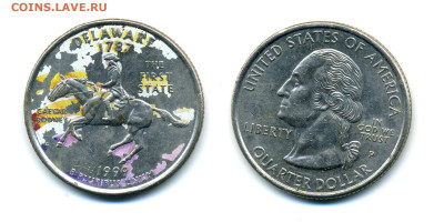 QUARTER DOLLAR 1999 DELAWARE (Р) до 03.04 22:00 - 1_4$1999