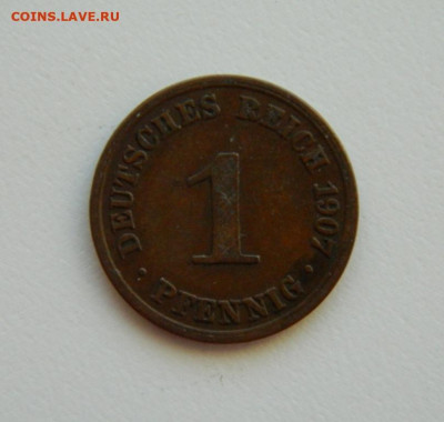 Германия 1 пфенниг 1907 г. "А" до 06.04.24 - DSCN0034.JPG